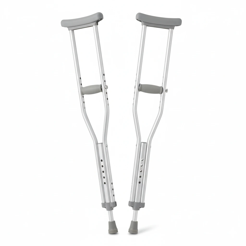Medline Basic Aluminum Crutch, Youth