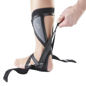 Omega AFO Ankle Brace with Ankle Joint & Extension, Medium, Left